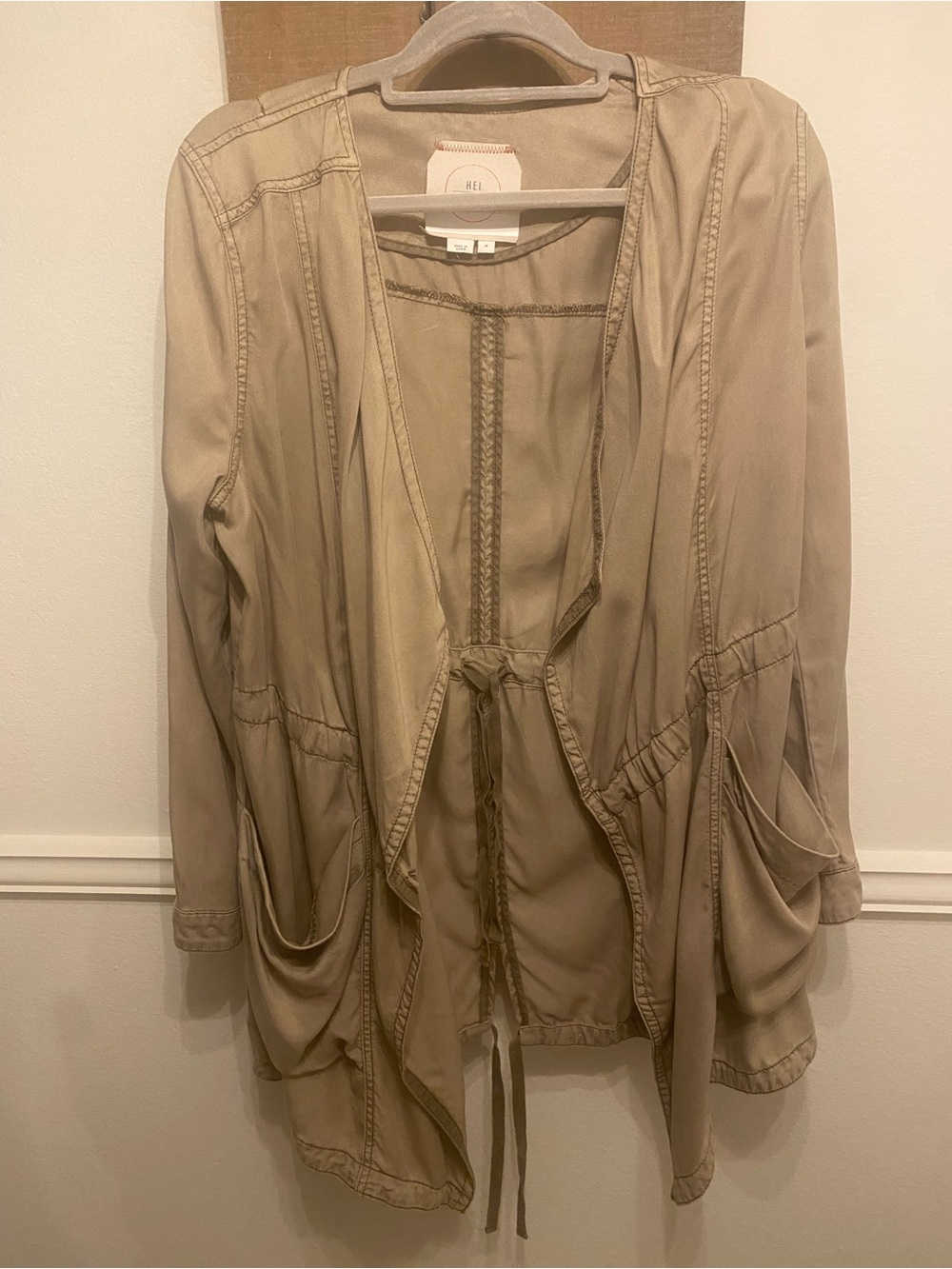 Anthropologie Hei Hei Open Utility Spring Jacket Sz M $189